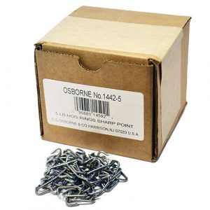 Hog Rings 5lb Box (Sharp Point )