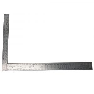 Rigid Durable Steel Carpenters Set Square 60cm by 40cm (Metric)