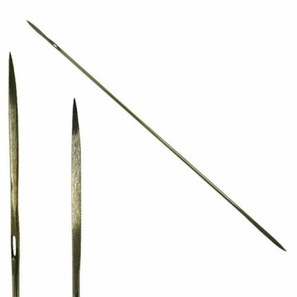 C.S. Osborne Double End Straight Leather Needles - Light Gauge (12's)