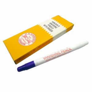 Hancocks Blue Tailors Vanishing Pencils with Eraser – 5 Pack