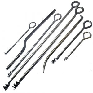 C.S. Osborne No. 908p Deluxe Rigid Packing Tool Set (8Pcs)