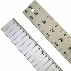 C.S. Osborne 60″ Aluminum Rule Double Sided – Dual Marked