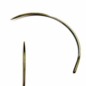 No. 503 Sharp Edge Curved Leather Point Needles – Light Gauge