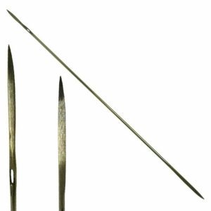 Double End Heavy Straight Leather Needles – Heavy Gauge (12’s)