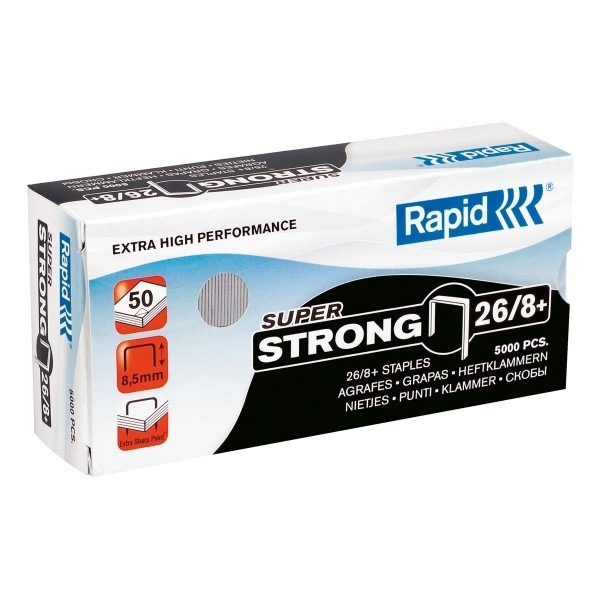 Rapid 26 Series Staples for K1 Classic - 8mm SUPER STRONG - 5000