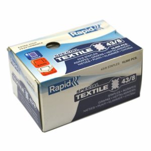 Rapid 43 Series Textile Staples – Extra Fine / Super Strong 6 & 8mm