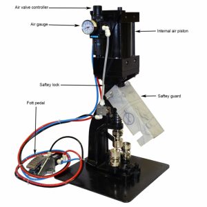 Pneumatic Button Machine (Fast Swivel Action)