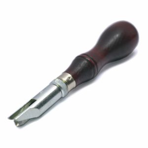 C.S. Osborne U Shaped Adjustable Leather Gouge