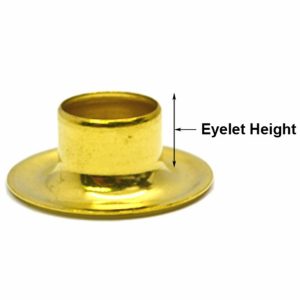 Brass Eyelet Kit for Home Use (Brass / Nickel / Black)