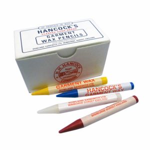 Hancocks Garment Marking Wax Pencils (25’s)