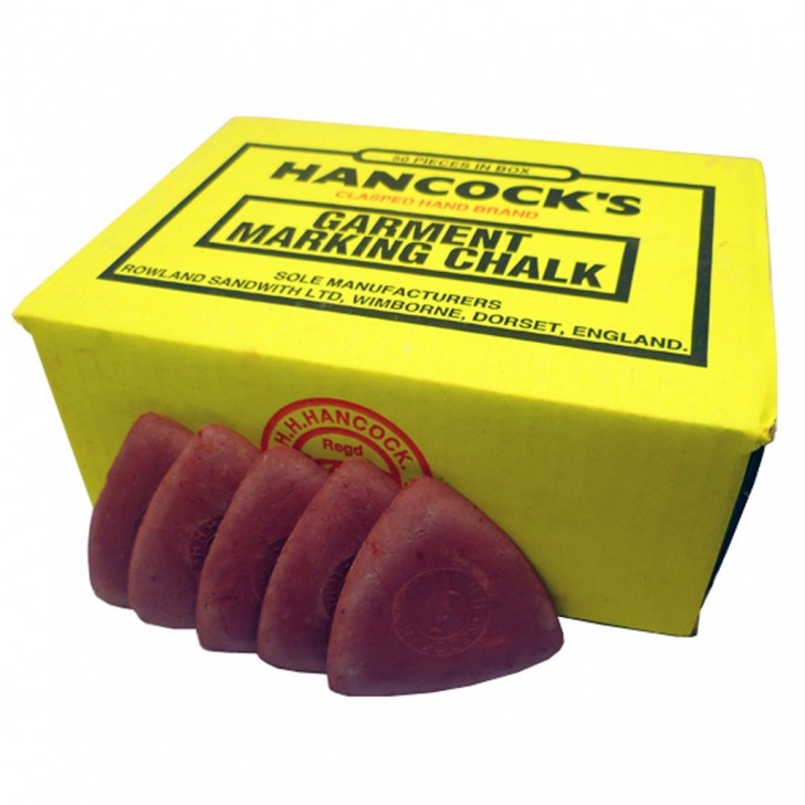 Hancocks Red Tailors Marking Chalk 12 / 25 / 50 1