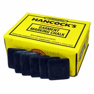 Hancocks Black Garment Marking Chalk (Squares)