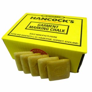 Hancocks Yellow Garment Marking Chalk (Squares)