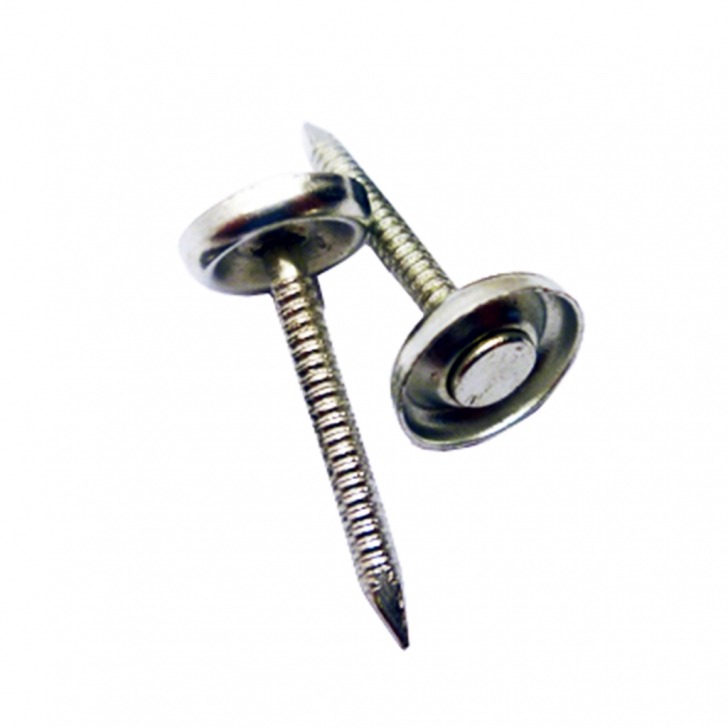 Threaded Nail Buttons (For use with Spring Washer)