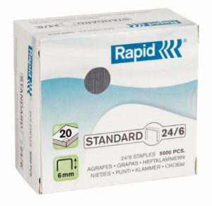 Rapid 24 Series Staples for K1 Classic – 6mm Standard – 5000 Pack