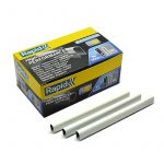 R28 White Cable Staples 9mm
