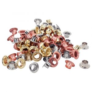 Rapid 4mm Aluminum Eyelets (Nickel / Copper / Brass Finish)