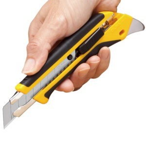 Olfa X Design Heavy Duty Auto-Lock Cutter / Utility Knife 18mm