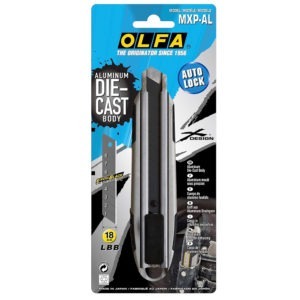 Olfa X Design Metal Hyper Pro Auto-Lock Cutter / Utility Knife 18mm